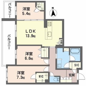 フレシア天王寺 0310号室