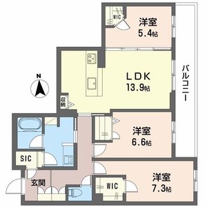 フレシア天王寺 0216号室