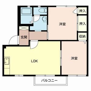 エス・グランパーＡ・Ｂ棟 B203号室