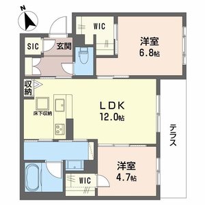 シャーメゾン　ブランヴェール住之江 0101号室