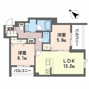 Ｓｈａ　Ｍａｉｓｏｎ　Ｇａｒｄｅｎｓ　水笠 0305号室