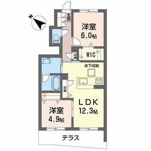 サワーソレアードＢ 0103号室