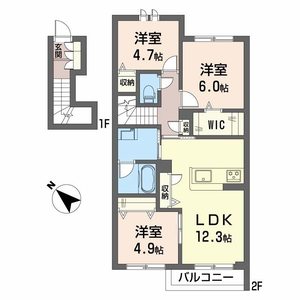 サワーソレアードＢ 0203号室