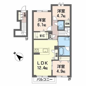 サワーソレアードＢ 0205号室