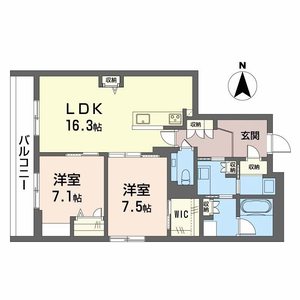 グランメゾン御所南 0201号室