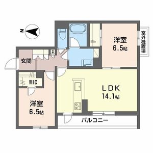 シャーメゾン　クレスト　ライフ 0202号室