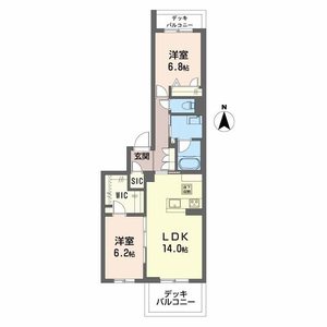 シャーメゾン　新大宮0101号室_間取り画像