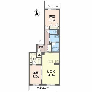 シャーメゾン　新大宮0301号室_間取り画像