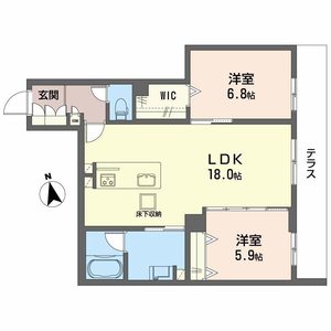 ソラマ0103号室_間取り画像