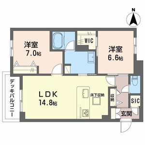 レジデンス三条宮前0102号室_間取り画像
