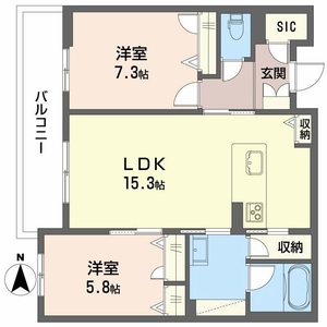 レジデンス三条宮前0301号室_間取り画像