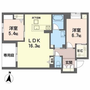 シャーメゾン　レソール0103号室_間取り画像