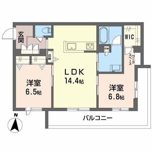 シャーメゾン　レソール0201号室_間取り画像