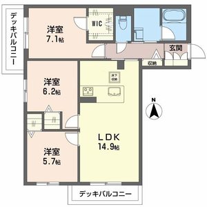 シャーメゾン　Ｍ－ｓｉｘ 0105号室