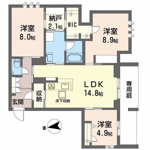 シャーメゾン　ケー0101号室_間取り画像