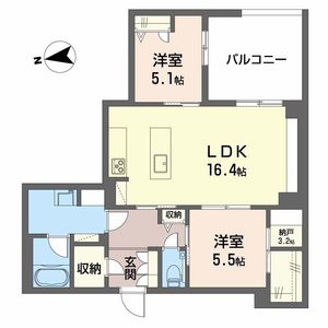 シャーメゾン　ケー0207号室_間取り画像