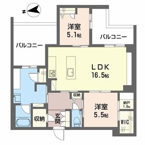 シャーメゾン　ケー0307号室_間取り画像