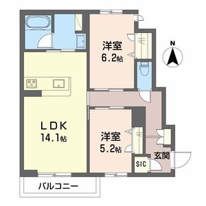 シャーメゾン　レーヴ 0206号室