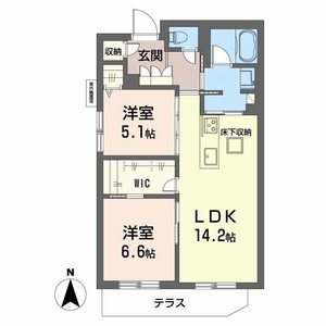 シャーメゾン　サイビータ 0101号室