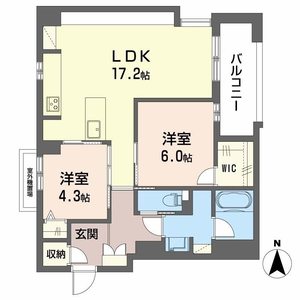 シャーメゾン　サイビータ0205号室_間取り画像