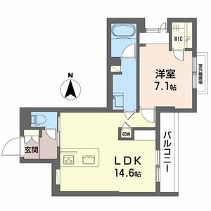 シャーメゾン　サイビータ0303号室_間取り画像