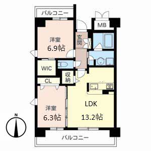 パストラル光町 0405号-2