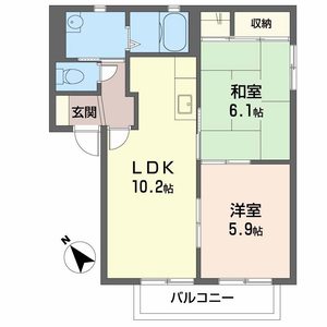 播磨町ハイツⅡ 0202号室