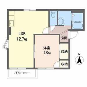 ヴェル・リーブル E101号室