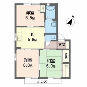 シャーメゾン　さくら坂 B102号-16