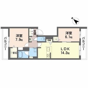 ＳｈａＭａｉｓｏｎ　Ｍｉｍｏｓａ　Ｏｋｕｂｏ 0203号室