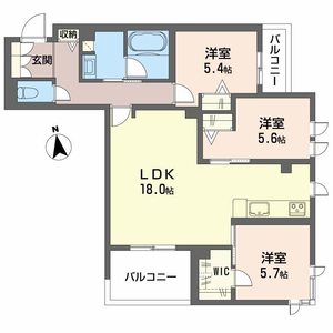 アリビオ　田辺 0201号室