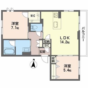 ローズフラットⅡ 0201号室