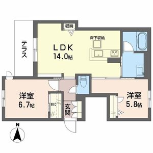 フォンテボヌール５ 0101号室