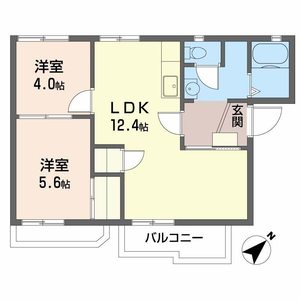 Ｏ・ＢハイツＡ・Ｂ B201号室