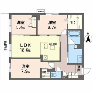 ヴェスプッチ　二条城0103号室_間取り画像