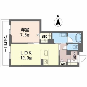 ヴェスプッチ　二条城0203号室_間取り画像
