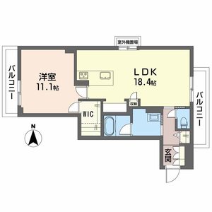 ヴェスプッチ　二条城0205号室_間取り画像