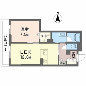 ヴェスプッチ　二条城0303号室_間取り画像