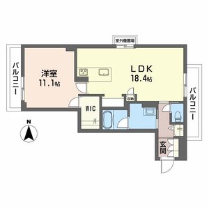 ヴェスプッチ　二条城0305号室_間取り画像