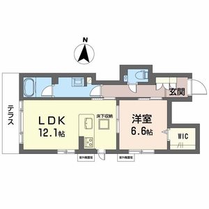 シャーメゾン　西ノ京0103号室_間取り画像