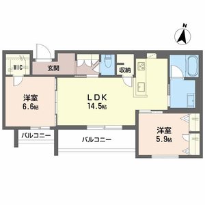 シャーメゾン　ソ・ラ・ナ0303号室_間取り画像