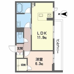 イズⅢ0302号室_間取り画像