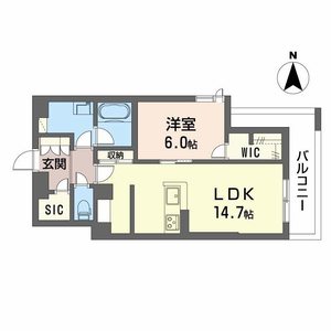 シャーメゾン　フォレナ　アルファ0205号室_間取り画像
