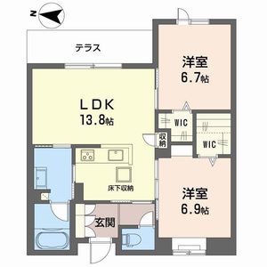 シャーメゾン　ジー　コート　ホウゼンジ 0102号室