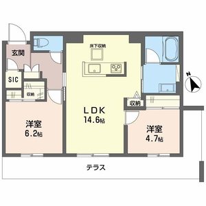 シャーメゾン　ワイズベル 0101号室