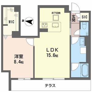 Ｓｈａｍａｉｓｏｎ　ｖｅｒｄｅ 0102号室