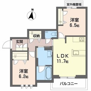シャーメゾンプルミエ門戸厄神 0203号室