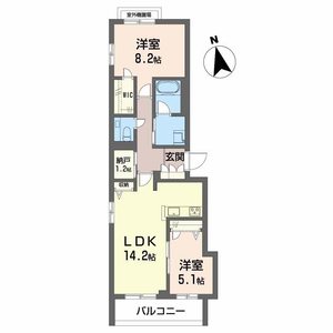 シャーメゾンプルミエ甲東園 0302号室