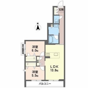 シャーメゾン　アオハウオリ0303号室_間取り画像