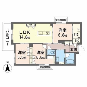 シャーメゾン北田辺 0301号室